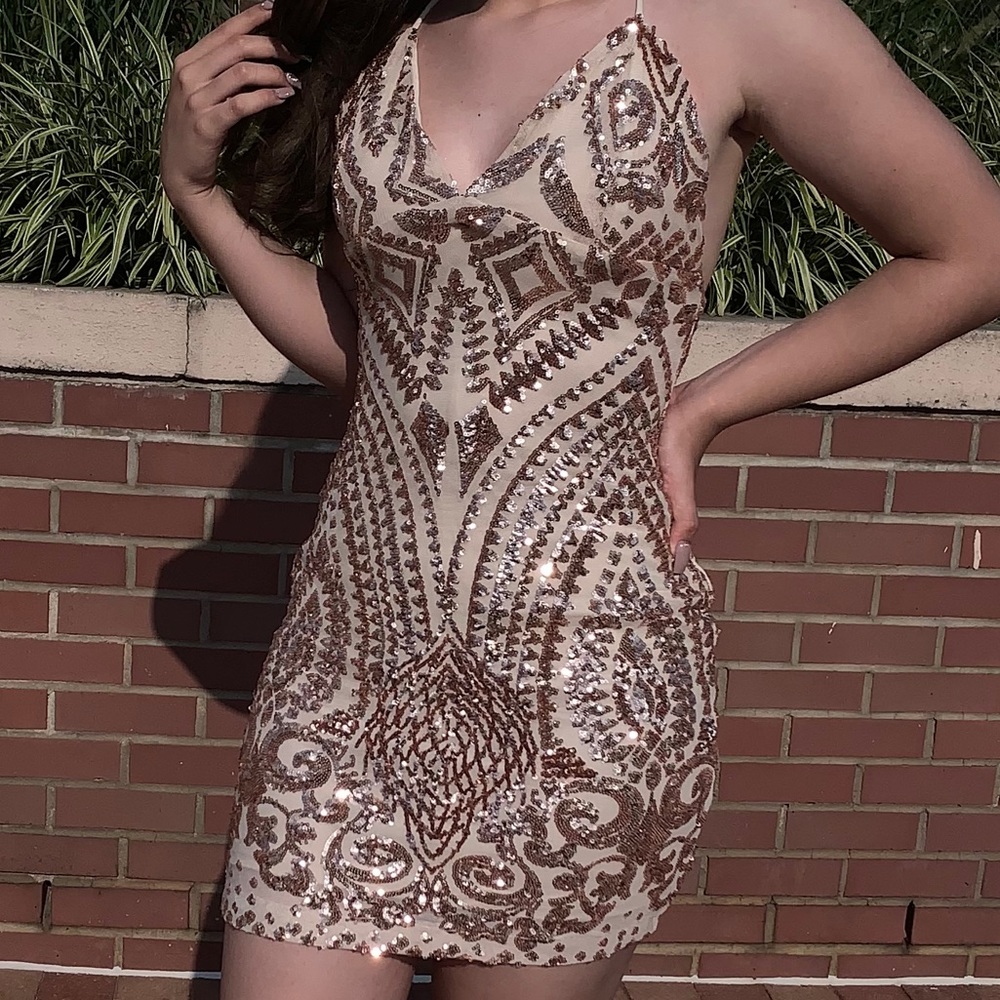 Fashion Nova Sequin Dress